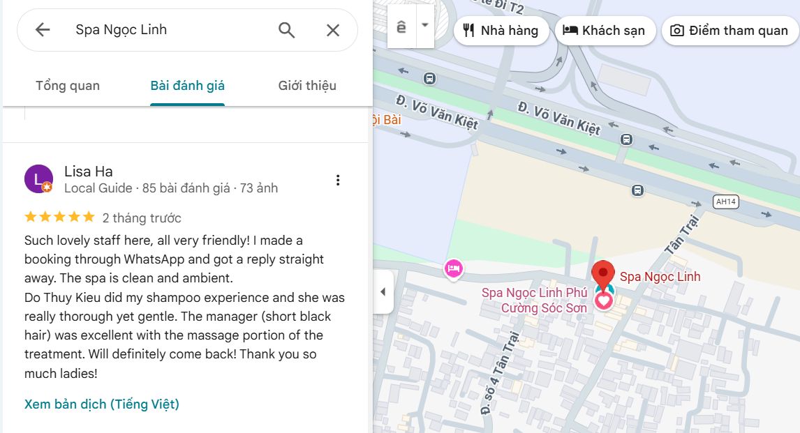 Airport massage Hanoi review