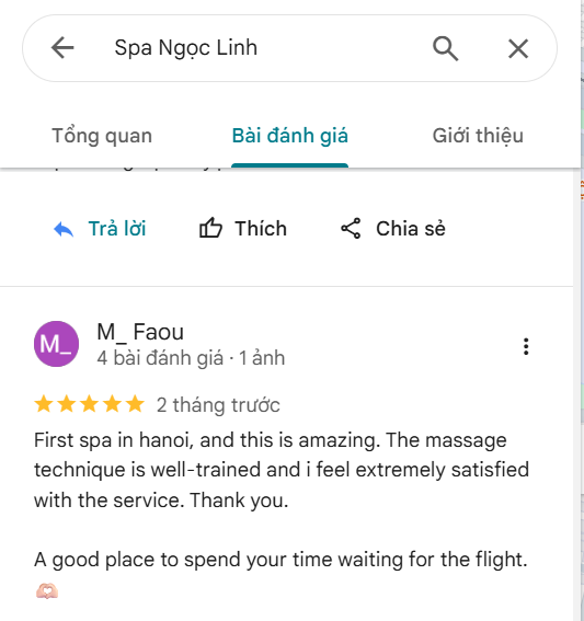 Best spa near Hanoi airport review
